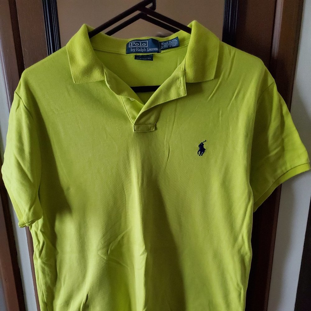 Polo by Ralph Lauren Lime Green Polo size Medium